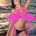 Cristina Chiabotto a Playa el Flamingo